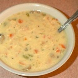 Creamy Chicken-pasta Soup recipe