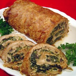 Spinach Stuffed Turkey Roll Redone recipe