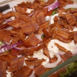 Bacon Lettuce &Tomato Layered Salad recipe
