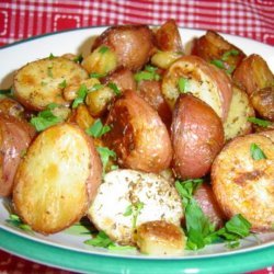 Roasted Garlic-Herb New Potatoes recipe