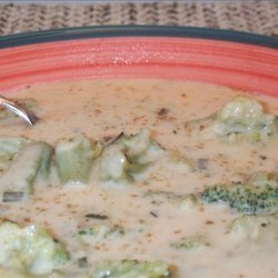 Paula's Cream of Broccoli Soup recipe