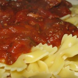 Spaghetti Bolognese Sauce (Beef and Italian Sausage) recipe