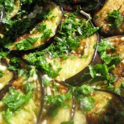 Eggplant (Aubergine) With Raw Garlic recipe