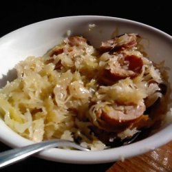 Krapt and Sausage  (Sauerkraut and Smoked Sausage) recipe