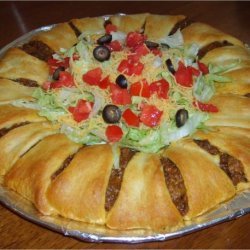Taco Ring (From Pampered Chef) recipe