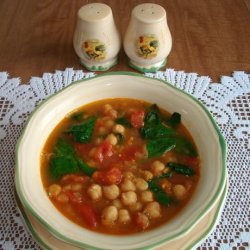 Moroccan Spiced Chickpea Soup recipe