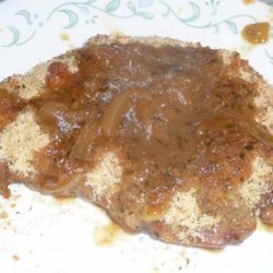 Pork Chops with Crust of Onions recipe