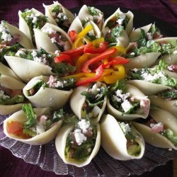 Chopped Salad Appetizer Shells recipe
