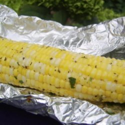 Baked Corn on the Cob With Garlic Herb Butter recipe