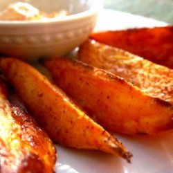 Chili Roasted Sweet Potatoes recipe