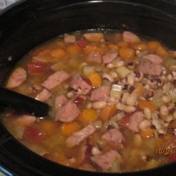 Spicy Black-eyed Pea Soup recipe