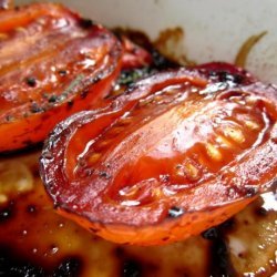 Fast Tomatoes With Basil and Balsamic recipe