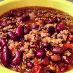 Not for Sissies Red Hot Chili - Crock Pot Chili recipe
