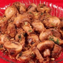 Garlic Button Mushrooms With Breadcrumbs recipe
