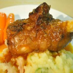 Lamb Shanks With Garlic and Port Wine - Pressure Cooker recipe