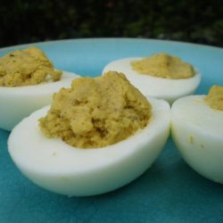Curried Stuffed Eggs recipe
