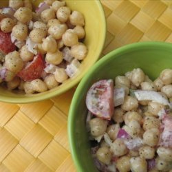Chickpea and Tahini Salad recipe