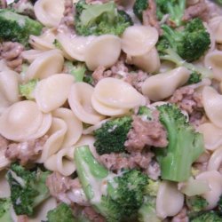 Broccoli, Sausage and Pasta Ears recipe