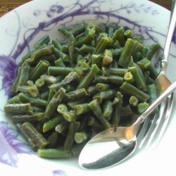Mustard Green Beans recipe
