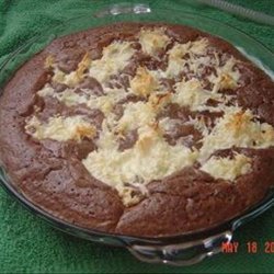 Coconut Brownie Pie recipe