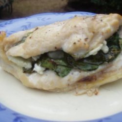 Chicken Breasts Stuffed with Feta and Spinach recipe