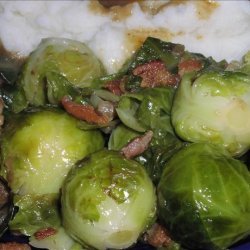 Rachael Ray's Brussels Sprouts with Bacon and Shallots recipe