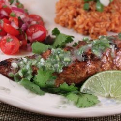 Southwestern Grilled Chicken With Lime Butter recipe