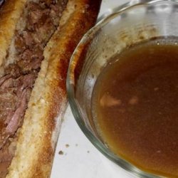 Crock Pot (Slow Cooker) French Dip Roast Beef Sandwiches recipe