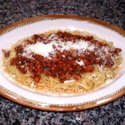 Ev's Greek Spaghetti Dinner recipe