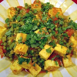 Mattar Paneer - Indian Peas with Paneer Cheese recipe