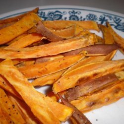 Unfried Sweet Potato Fries recipe