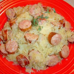Sausage and Sauerkraut Pot recipe