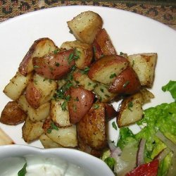 Oven Roast Greek Potatoes recipe