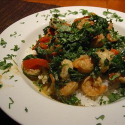 Thai Shrimp & Spinach Curry recipe