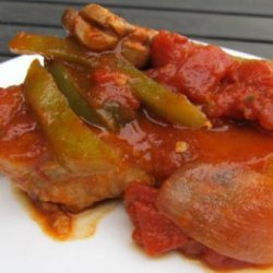 Pork Chops With An Oregano Wine Sauce recipe