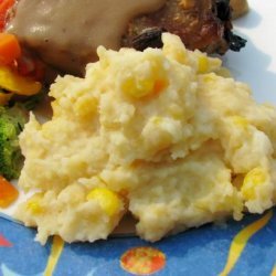 Mashed Potatoes With Corn & Cheese recipe