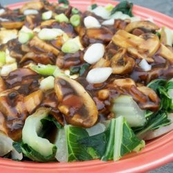 Baby Bok Choy With Mushrooms and Tofu recipe