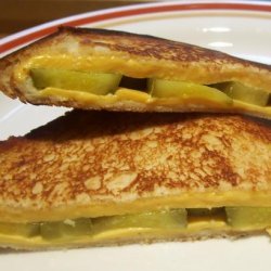 Aim's Favorite Pickle Cheese Melt recipe