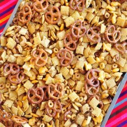 Julie's Extra Special Holiday Chex Mix recipe