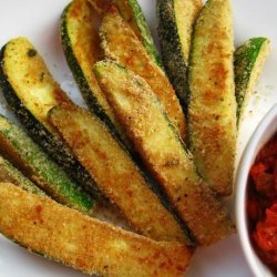 Oven-Fried Zucchini Sticks recipe