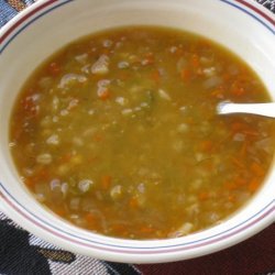 Green Split Pea & Barley Soup recipe