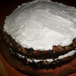 Chocolate Praline Layer Cake recipe