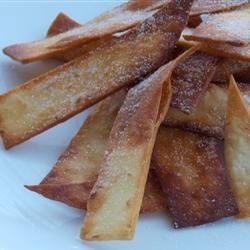 Fried Cinnamon Strips recipe