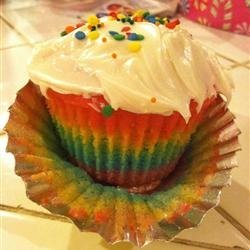 Rainbow Cupcakes recipe