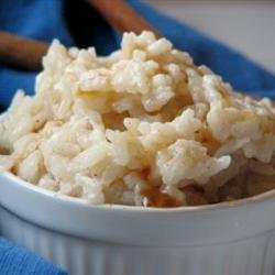 Canadian Maple Rice Pudding recipe