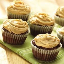 Chocolate Fudge Cupcakes with Peanut Butter Frosting recipe