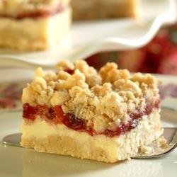 Premier Cheesecake Cranberry Bars recipe