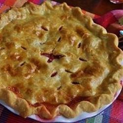 Favorite Strawberry Rhubarb Pie recipe
