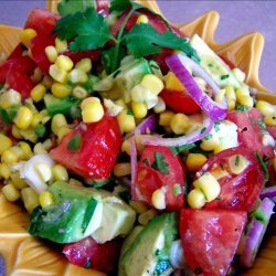 Avocado, Tomato & Corn Salad/Salsa recipe