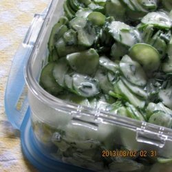 Scandinavian Cucumber Salad Recipe recipe